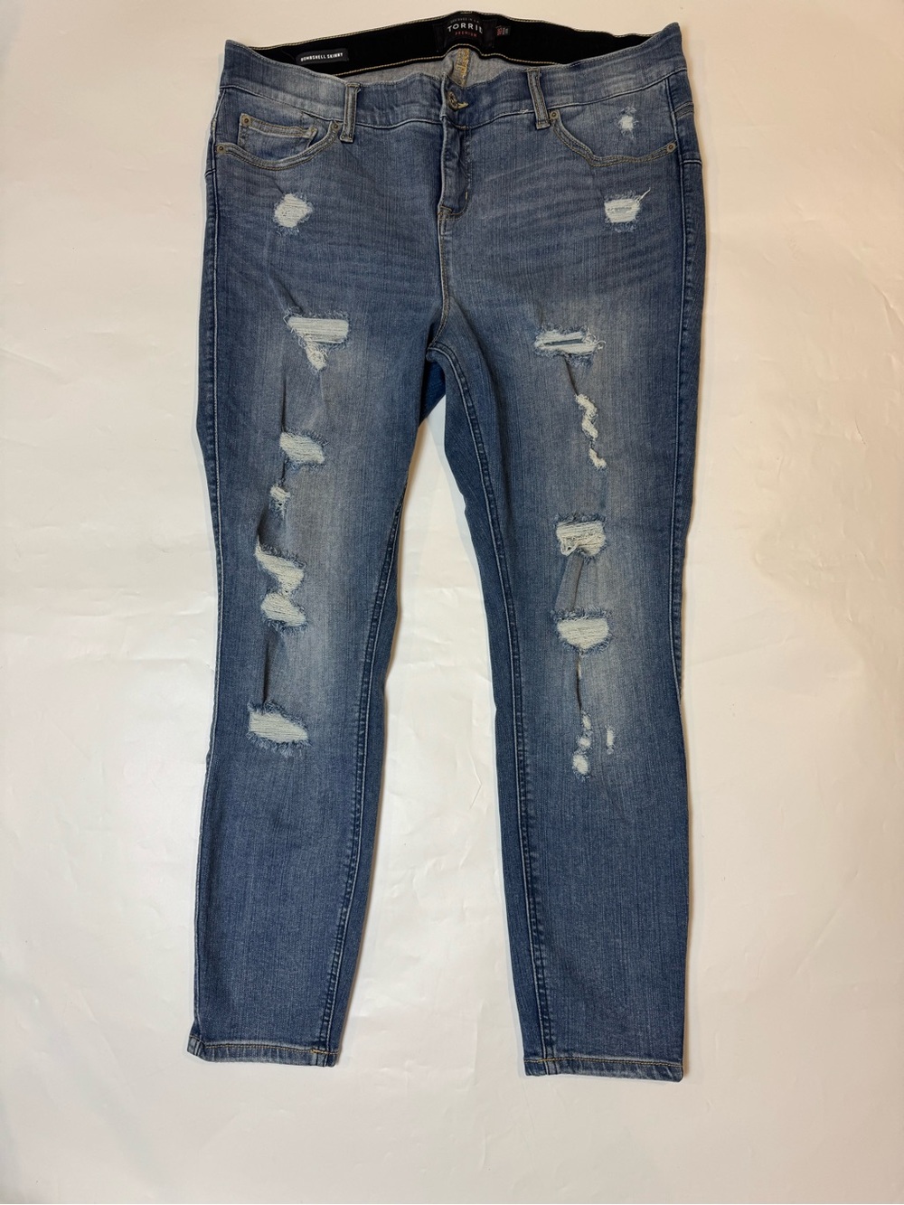 Torrid Bombshell Skinny Jeans Womens 10S  WStretch High Rise 1708